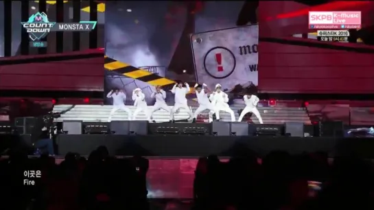 [VK][27.10.2016] MONSTA X - 'Fighter' @ M! Countdown in Jeju