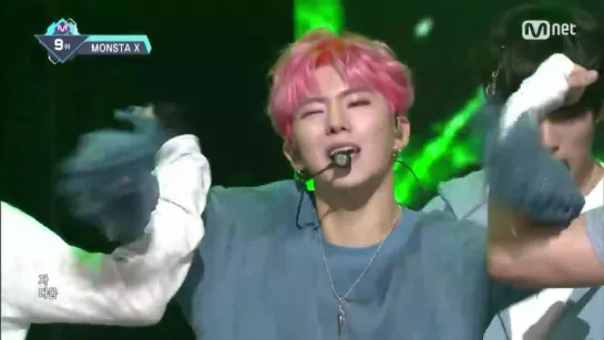 [VK][20.10.2016] MONSTA X - 'Fighter' @ M!COUNTDOWN