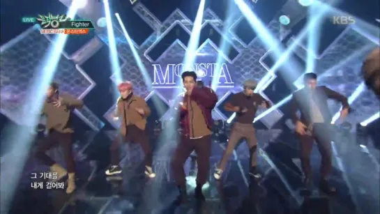 [VK][14.10.2016] MONSTA X - 'Fighter' @ MusicBank