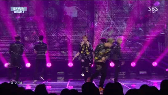 [VK] [21.06.15] Monsta X - Trespass @ Inkigayo