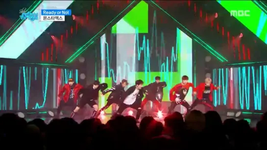 [VK][170325] MONSTA X - 'Ready or Not' @ Music Core