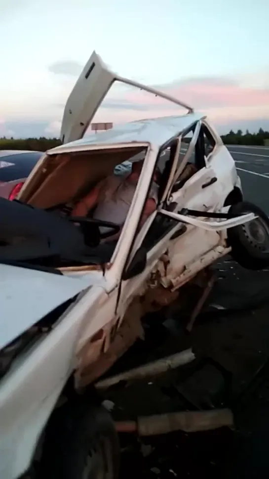 07.07.2019 Последствия ДТП на Ижевской Объездной, возле д. Курегово (Удмуртия)