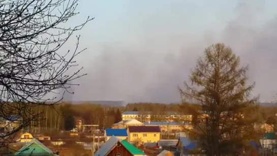 04.05.2015 Пожар в Пугачево (Удмуртия)