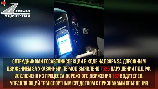 Состояние аварийности на территории Удмуртской Республики с 10 по 16 мая 2021 года