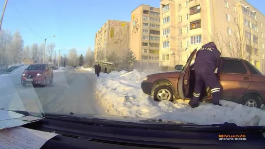 Погоня за пьяным водителем в Кимрах.