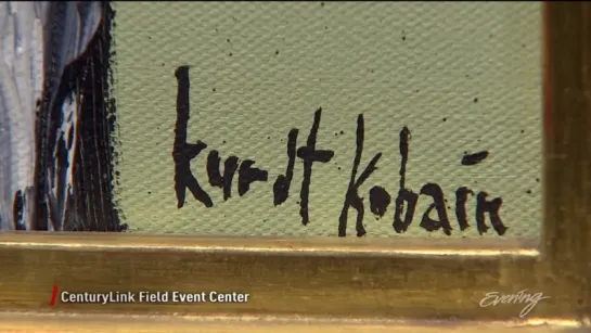 Kurt Cobain paintings on display!