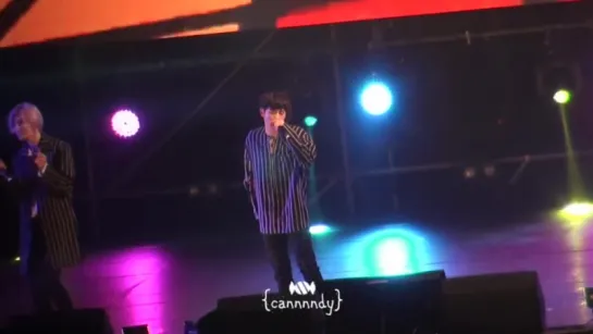 [FANCAM] 161106 INFINITE Fan Meeting in Taipei - Cover Girl SungKyu focus