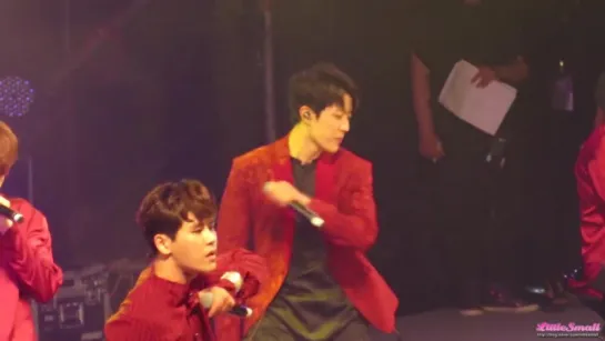 [FANCAM] 161106 INFINITE Fan Meeting in Taipei - Be mine  SungYeol focus