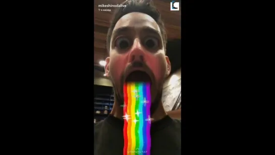 MikeShinodaLive snapchat - Where is my mind [LPCoalition]