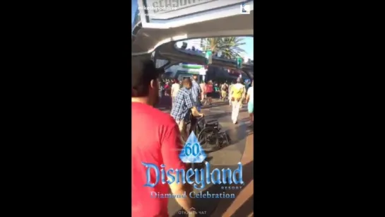 MikeShinodaLive snapchat - Disneyland [LPCoalition]