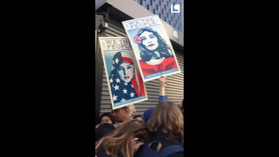 Mike Shinoda instagram story - women's march [LPCoalition]