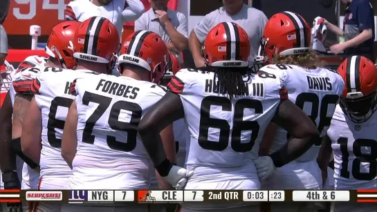 New York Giants at Cleveland Browns 22.08.21