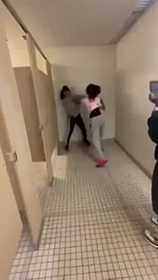 fight in the Restroom!