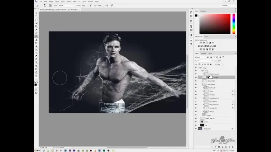 Photoshop CC Обзор - Экшен Fly