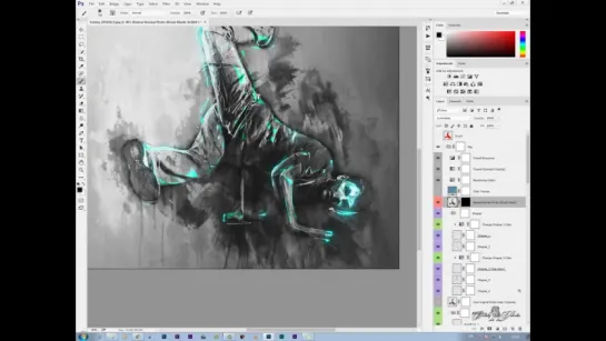 Photoshop Обзор - Экшен FLEX