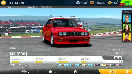 [Ray Gamer] Real Racing 3 BMW  M3 (E30) @ Suzuka