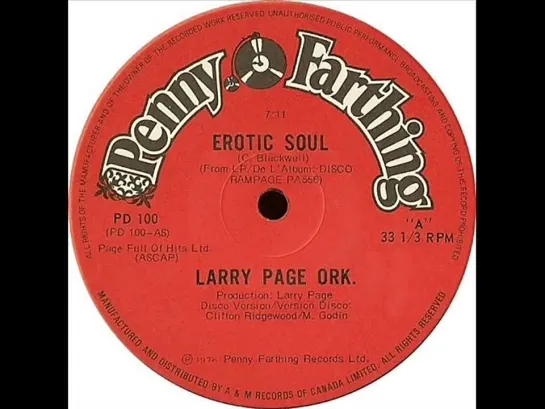 Larry Page   Erotic Soul