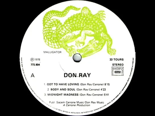 Don Ray - Got To Have Loving