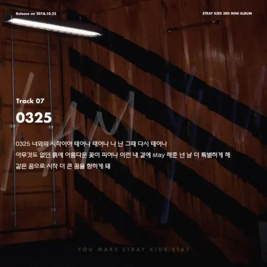 [181018] Stray Kids » inst.lyric card 7 ”0325”