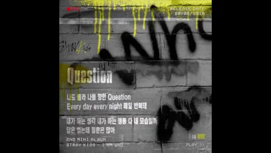 [180801] Stray Kids » inst. lyric card 4 "Question"