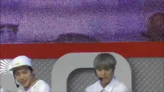 [FANCAM:PERF] 140720 GOT7 - Girls Girls Girls @ Mezamashi Live in Japan.