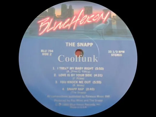 The Snapp - I Treat My Baby Right (Electro-Funk 1986)