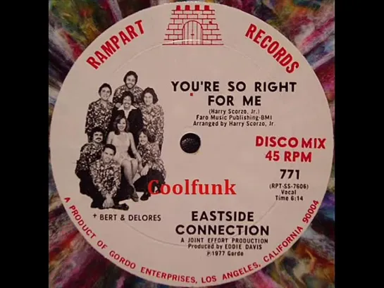 Eastside Connection - Youre So Right For Me (12  Disco 1977)