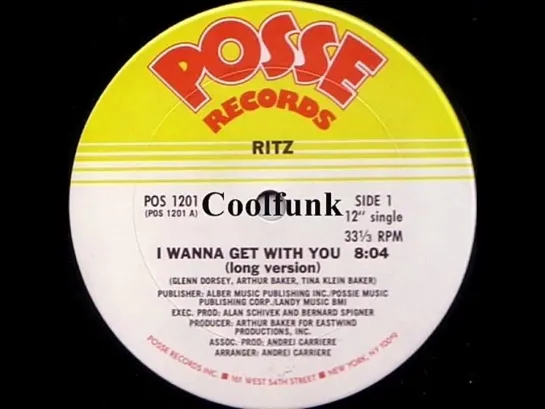 Ritz - I Wanna Get With You (12  Extended 1980)