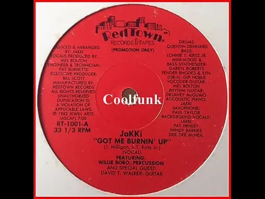 Jakki - Got Me Burnin Up (12  Boogie-Funk 1982)