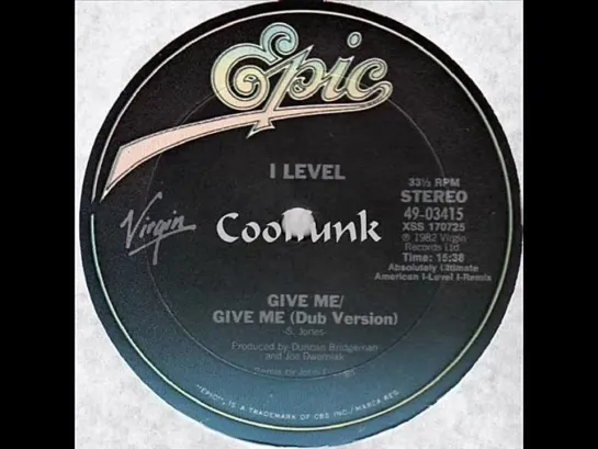 I Level - Give Me (12  Dub 1982)