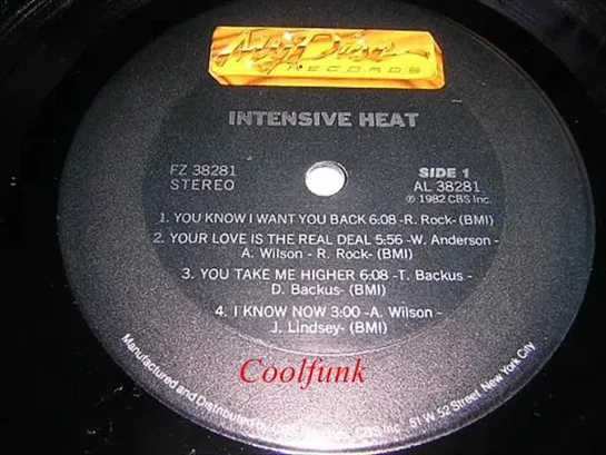 Intensive Heat - You Know I Want You Back (Funk 1982)