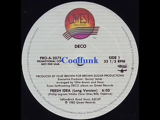 Deco - Fresh Idea (12  Boogie-Funk 1983)