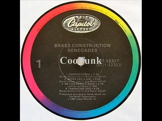 Brass Construction - Fascinating You (Funk 1984)