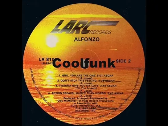 Alfonzo - Girl, You Are The One (Disco-Funk 1982)