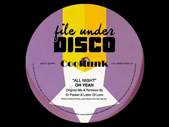 Oh Yeah - All Night (Dr Packer Mix)