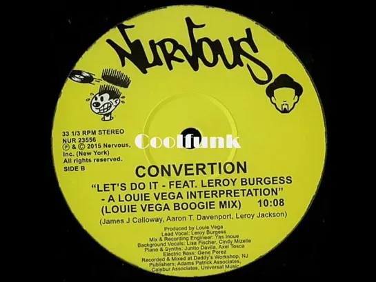 Convertion Feat. Leroy Burgess - Lets Do It (Louie Vega Boogie Mix)