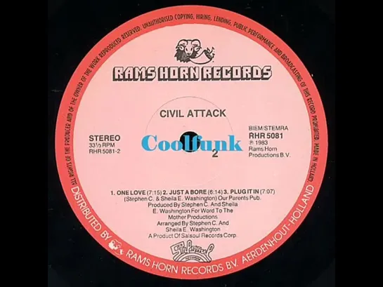 Civil Attack - One Love (Funk 1983)