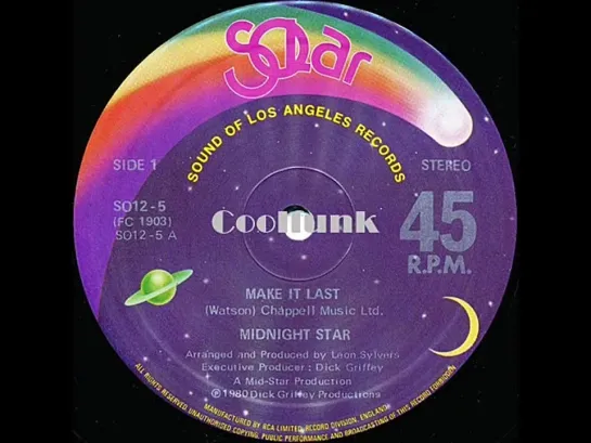 Midnight Star - Make It Last (12  Funk 1980)