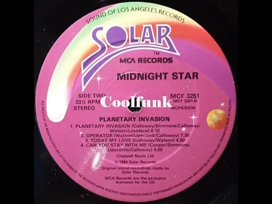 Midnight Star - Planetary Invasion (Electro Funk 1984)