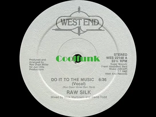 Raw Silk - Do It To The Music (12  Vocal 1982)