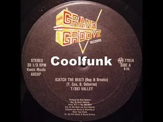 T-Ski Valley - !Catch The Beat! (Rap  Breaks)    12 Inch 1982