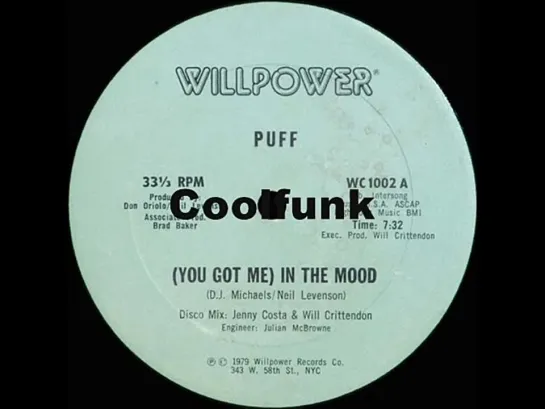 Puff -  (You Got Me) In The Mood  (12  Disco 1979)