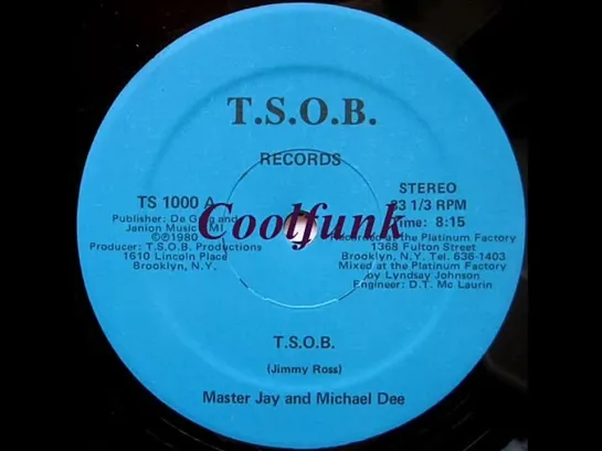 Master Jay And Michael Dee - T.S.O.B. (12  Rap 1980)