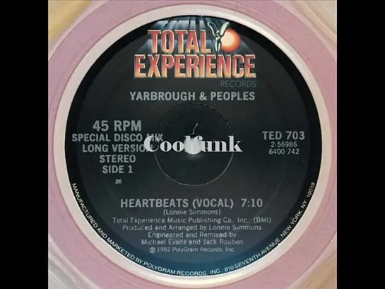 Yarbrough  Peoples - Heartbeats (12  Extended 1982)