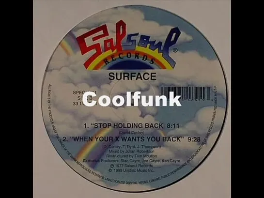 Surface - Stop Holding Back (12  Funk 1984)