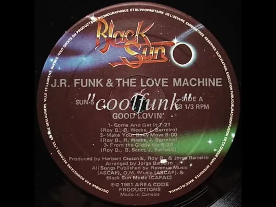 J.R. Funk  The Love Machine - From The Giddy Up (1981)