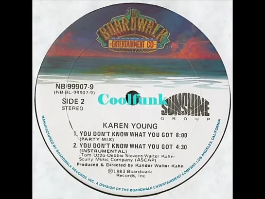 Karen Young - You Dont Know What You Got (12  Party Mix 1983)