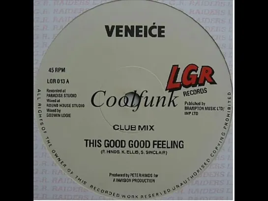 Veneice - This Good Good Feeling (12  Club Mix 1986)