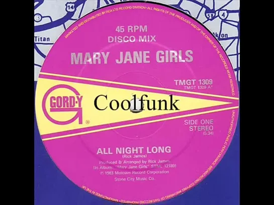 Mary Jane Girls - All Night Long (12  Ballad 1983)