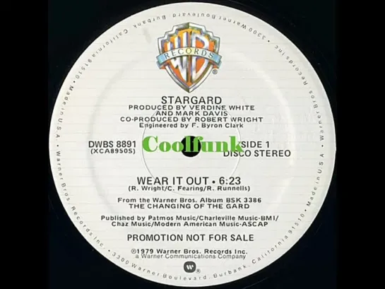 Stargard - Wear It Out (12 Inch 1979)